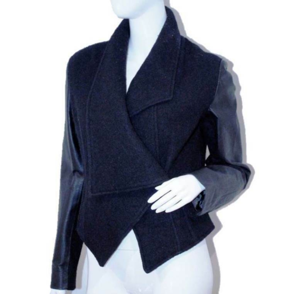 Line Knitwear Runway Caviar Black Cardigan Jacket